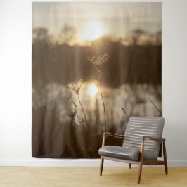 Tapete De Parede Paisagem Natural de Água Boho Grass