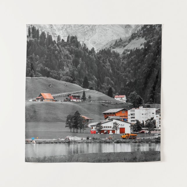 Tapete De Parede Paisagem rural rural (Frente)