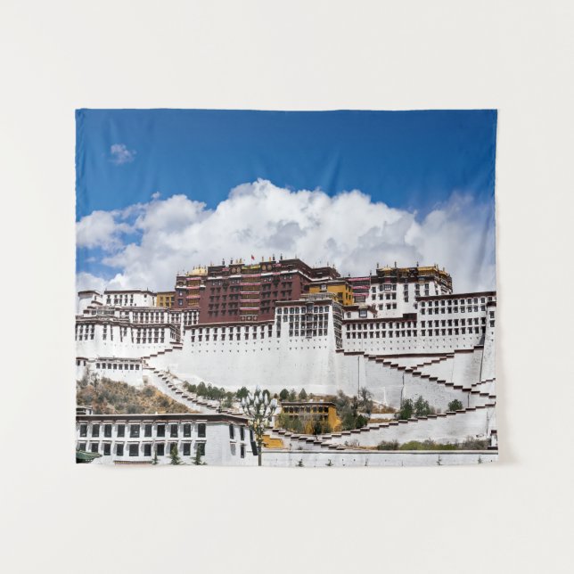 Tapete De Parede Palácio de Potala em Lhasa - Tibete (Frente (Horizontal))