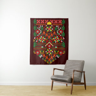Tapete De Parede Palestina Tatreez Embroderia Tradicional