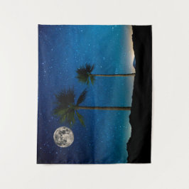 Tapete De Parede Palmas à noite