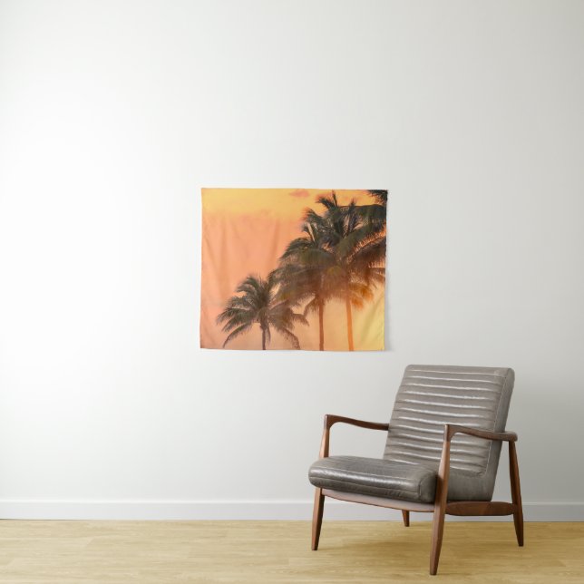 Tapete De Parede Palmas de Miami (In Situ (Horizontal))