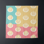 Tapete De Parede Pancakes Coloridos Estilo de Arte Pop<br><div class="desc">Impressão de Arte para Cozinha com Panquecas</div>