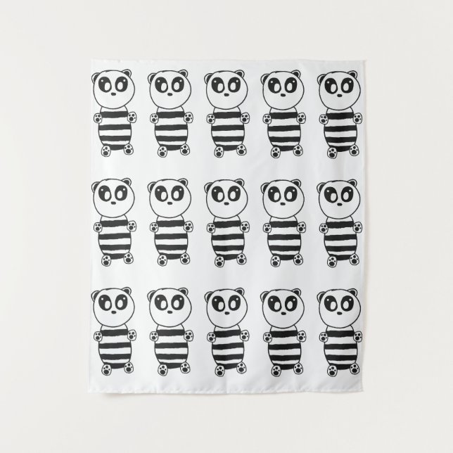 Tapete De Parede Panda Crianças (Frente)