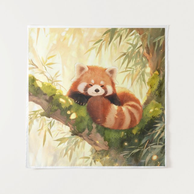 Tapete De Parede Panda Vermelho (Frente)