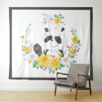 Pândre floral de bebê bonito