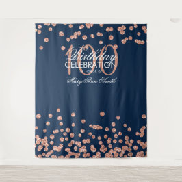 Tapete De Parede Pano de Fundo Aniversário de 100 anos Dourado Rosa