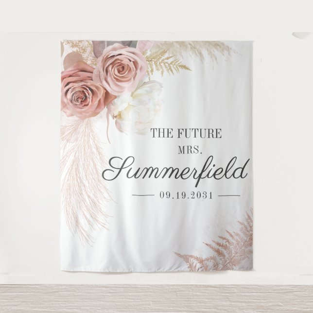 Tapete De Parede Pano de Fundo Bege de Grama das Pampas para Chá de (Frente)