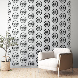 Tapete De Parede Pano de Fundo com Logotipo Personalizado de Empres