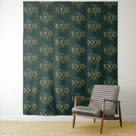 Tapete De Parede Pano de Fundo com Padrão de Logotipo Corporativo P