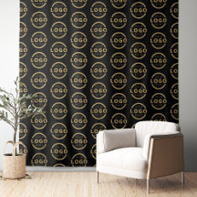 Pano de Fundo com Padrão de Logotipo de Empresa Co