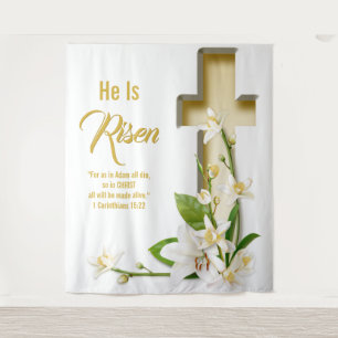 Tapete De Parede Pano de Fundo da Igreja de Páscoa da Escritura Cru