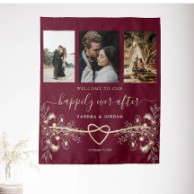 Pano de Fundo de Boas-Vindas para Casamento Feliz 