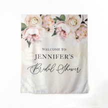 Pano de Fundo de Boas-Vindas para Chá de Noiva com