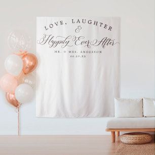 Tapete De Parede Pano de Fundo de Casamento Amor e Riso