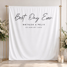 Tapete De Parede Pano de Fundo de Casamento | Cabine de Fotos Step