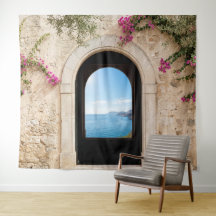 Pano de Fundo de Casamento com Arco de Pedra Medit