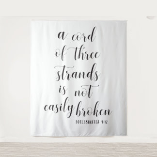 Tapete De Parede Pano de Fundo de Casamento Cristão | Cordão de Trê