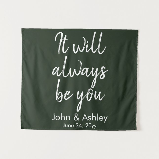 Tapete De Parede Pano de Fundo de Casamento no Campo Recepção Caçad (Frente (Horizontal))