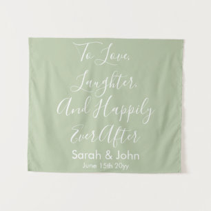 Tapete De Parede Pano de Fundo de Casamento Personalizado Banner de