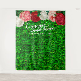 Tapete De Parede Pano de Fundo de Chuveiro de Noiva Floral Jardim d