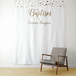 Tapete De Parede Pano de Fundo de Confete Dourado Simples para Bati