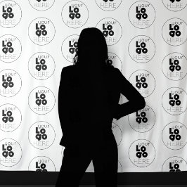 Tapete De Parede Pano de Fundo de Estúdio Fotográfico com Logotipo 