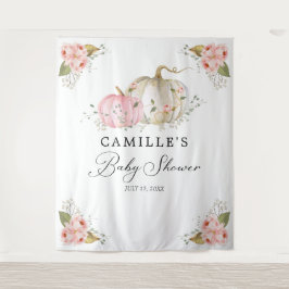 Tapete De Parede Pano de Fundo de Festa de Chás de Bebê Menina Abób