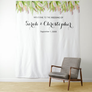 Tapete De Parede Pano de Fundo de Foto de Casamento Personalizado