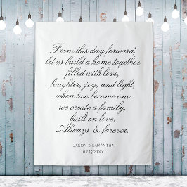 Tapete De Parede Pano de Fundo de Votos de Casamento Personalizado 