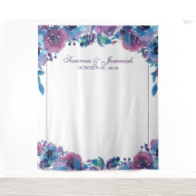 Pano de Fundo Elegante de Florais Roxos para Cabin