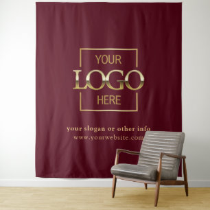 Tapete De Parede Pano de Fundo para Evento Corporativo com Logotipo