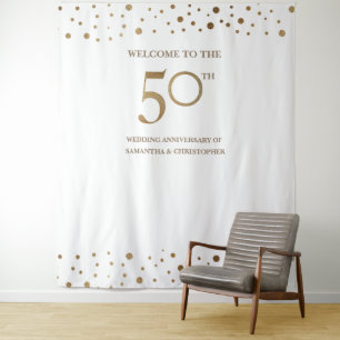 Tapete De Parede Pano de fundo para foto de casamento de 50º aniver