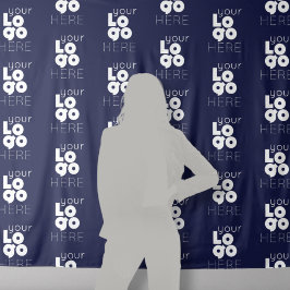 Tapete De Parede Pano de Fundo Personalizado com Logotipo Step Repe