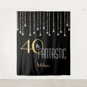 Tapete De Parede Pano de Fundo Personalizado Preto Dourado para Cab