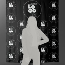 Pano de Fundo Preto para Step and Repeat de Fotobo