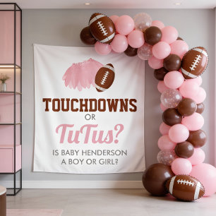 Tapete De Parede Pano de Fundo Revelação de Gênero Touchdowns ou Tu