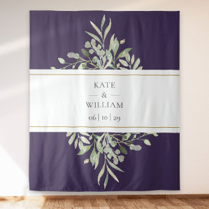 Tapete De Parede Pano de Fundo Roxo de Fotografia para Casamento co
