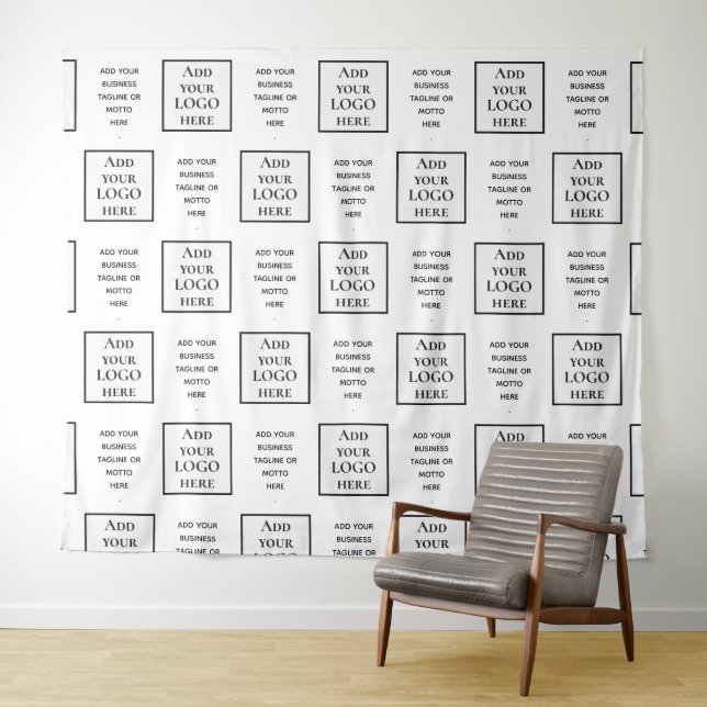 Tapete De Parede Pano de Fundo Simples Personalizado LOGOMARCA EMPR (In Situ (Horizontal))