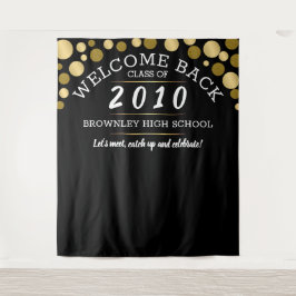 Tapete De Parede Panorama de Photobooth na Reunião da Escola