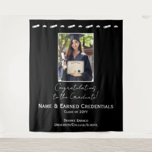 Tapete De Parede Panorama Personalizado de Foto, Boné, Diploma