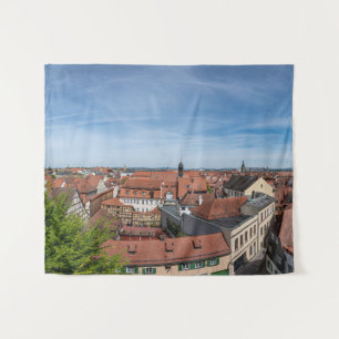 Tapete De Parede Panorama vê a velha cidade de cima em Bamberg