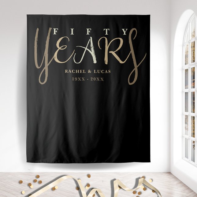 Tapete De Parede Panorâmica da Foto do 50º aniversário Dourado de c (Criador carregado)