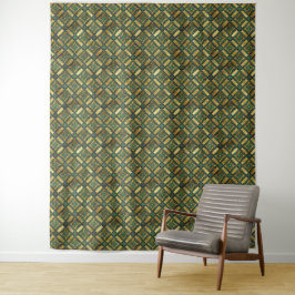 Tapete De Parede Panorâmica de Fotografias em Deco de Arte Esmerald