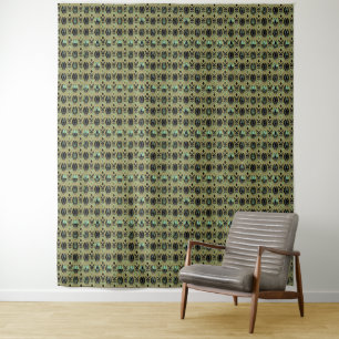 Tapete De Parede Panorâmica de Fotografias em Deco de Arte Esmerald