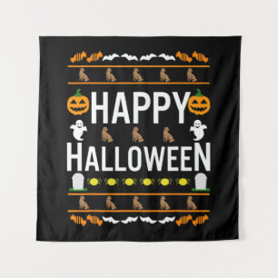 Tapete De Parede Pão Cão Feliz Halloween Chocolate Labrador