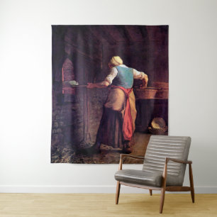 Tapete De Parede Pão de cozedura, Jean-Francois Millet