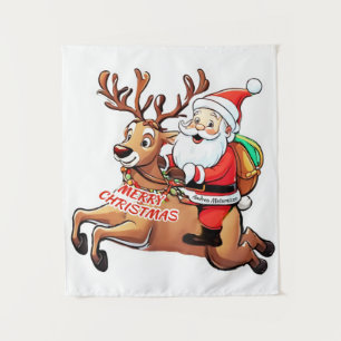 Tapete De Parede Papai Noel Felry Natal