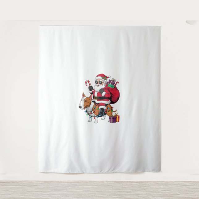 Tapete De Parede Papais noeis De Iluminação Do Xmas Que Andam A Pil (Frente)