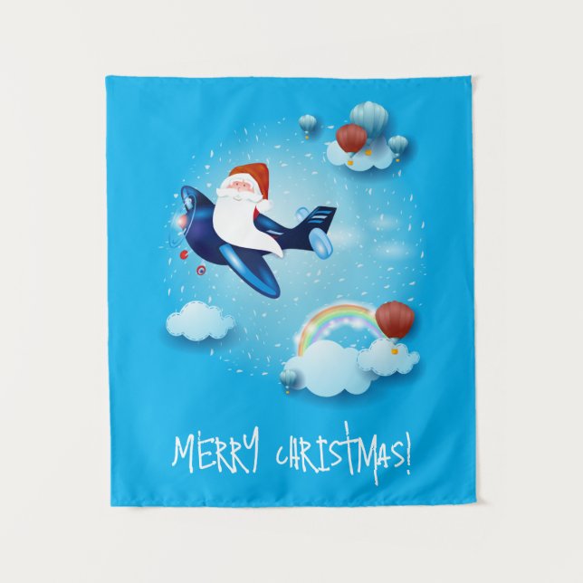 Tapete De Parede Papais noeis estão chegando (Frente)